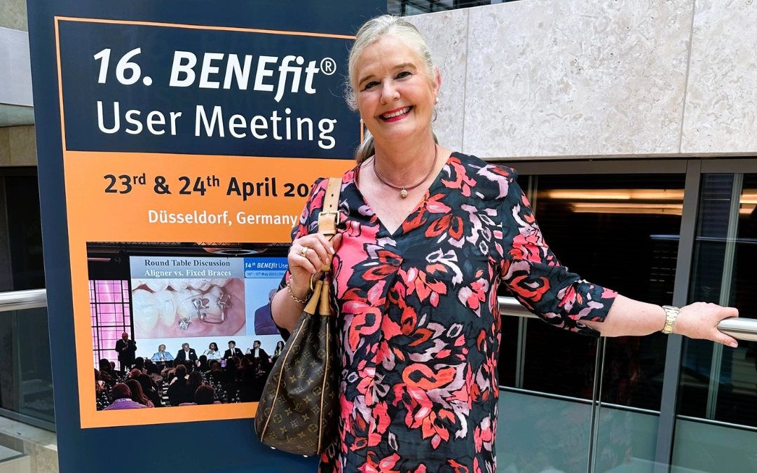 Frau Iris Kaufhold beim 16. BENEFIT User Meeting für Kieferorthopädie in Düsseldorf